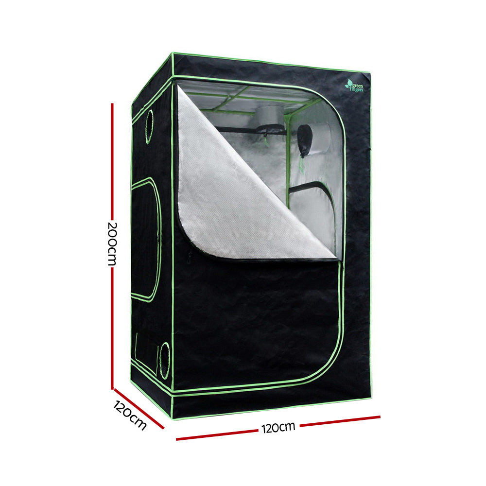 Greenfingers Grow Tent Light Kit 120x120x200CM 1000W LED 6" Vent Fan,Greenfingers Grow Tent Light Kit LED 1000W Full Spectrum 6" Vent 120x120x200CM
